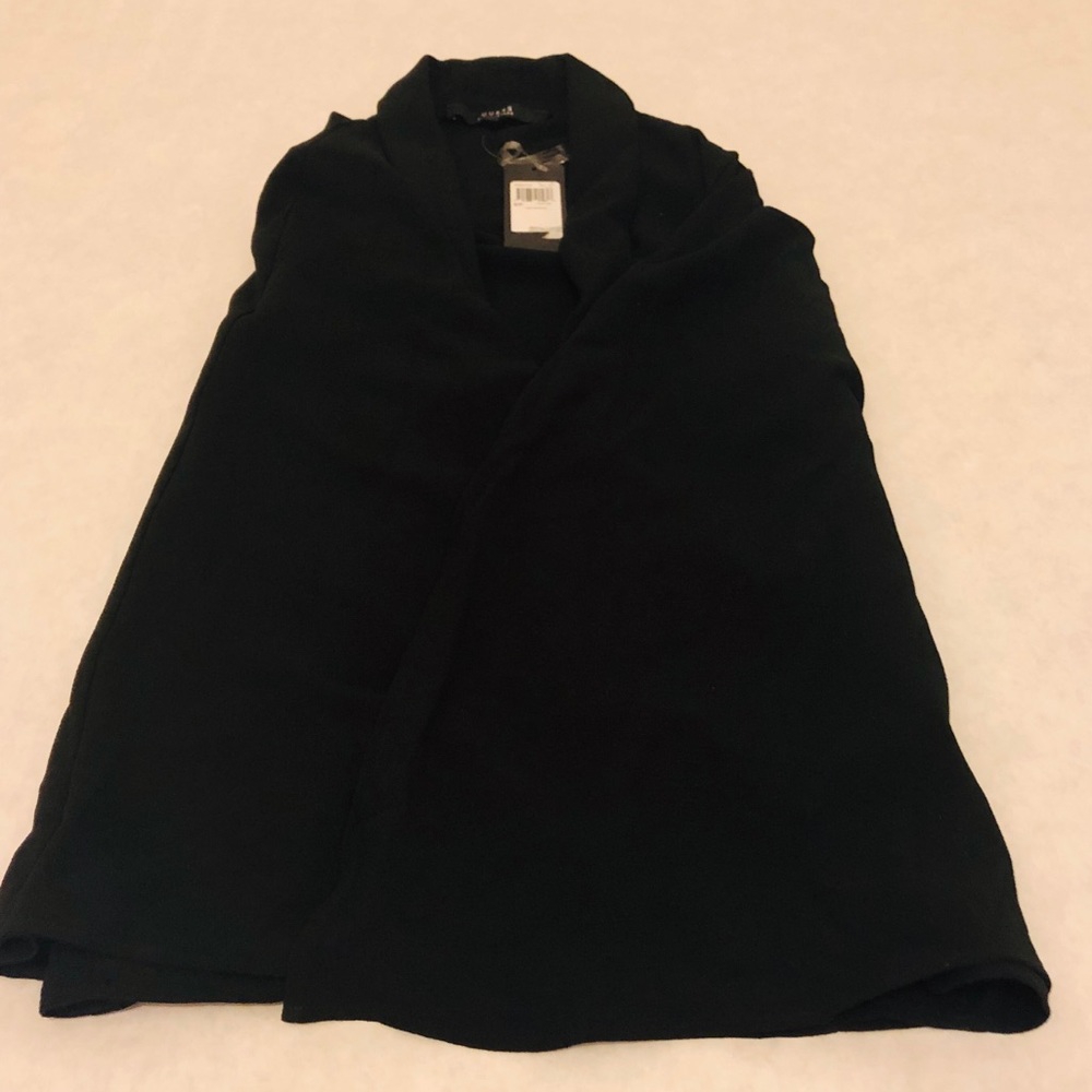 Guess Women Reina Cape Blazer Black New Small